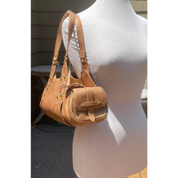Cole Haan Village F05 Metallic Tan Metallic Handbag - Picture 6 of 11